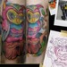 Tattoos - Patchwork Owl Tattoo - 52989